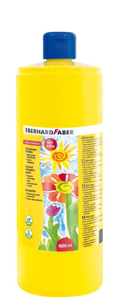 TEMPERA 1000 ML GALBENA EBERHARD FABER TEMPERA 1000 ML GALBENA EBERHARD FABER